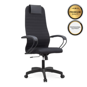 Καρέκλα γραφείου Darkness Megapap με διπλό ύφασμα Mesh χρώμα μαύρο 66