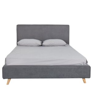 Κρεβάτι TULIP Σκούρο Γκρι 216x160x110cm (Στρώμα 150x200cm)